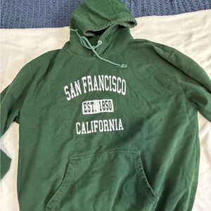 Green San Francisco California Hoodie